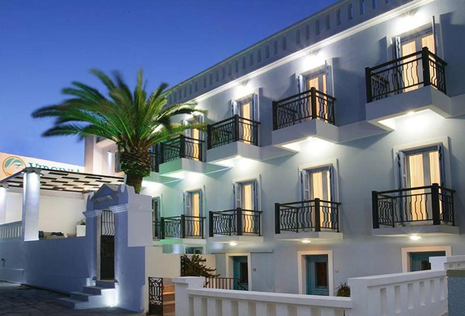 Virginia Hotel Tínos Buitenkant foto
