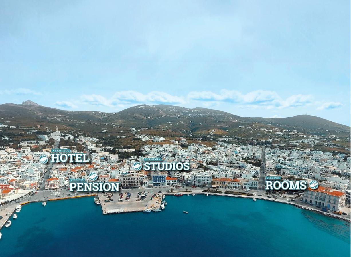 Virginia Hotel Tínos Buitenkant foto
